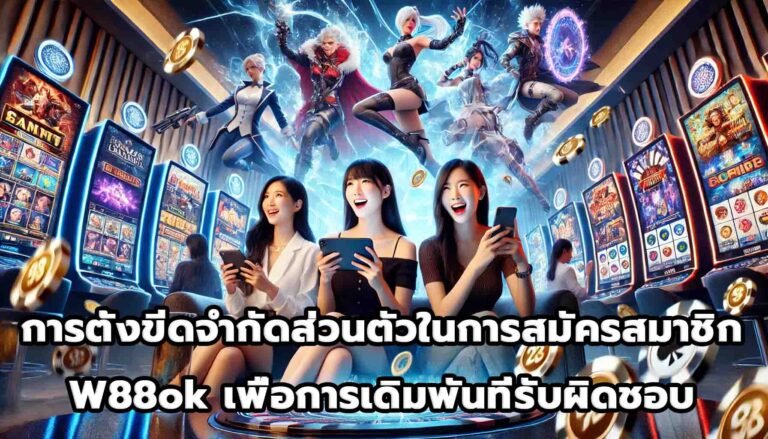การตั้งขีดจำกัดส่วนตัวในการสมัครสมาชิก W88ok เพื่อการเดิมพันที่รับผิดชอบ-7